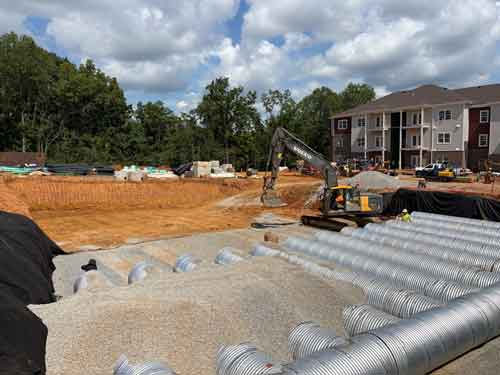 Site development equipment